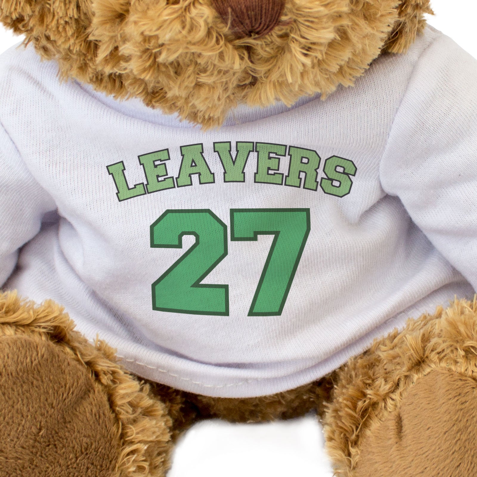 LEAVERS 27 (GREEN) - Teddy Bear - Cute Funny Soft - Graduation 2027 Gift Present