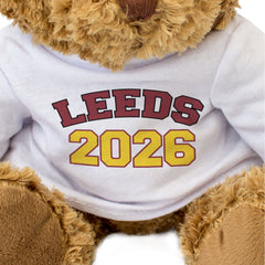 LEEDS 2026 - Teddy Bear - Cute Cuddly Soft - Graduation Gift Present