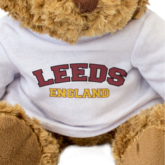 LEEDS, ENGLAND - Teddy Bear - Cute Cuddly Soft - Funny Yorkshire Gift Present