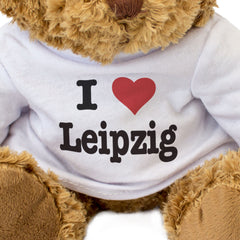 I LOVE LEIPZIG - Teddy Bear - Cute Soft Cuddly Adorable - Gift Present