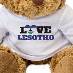 LOVE LESOTHO (FLAG HEART) - Teddy Bear - Cute - Funny Souvenir Gift Present