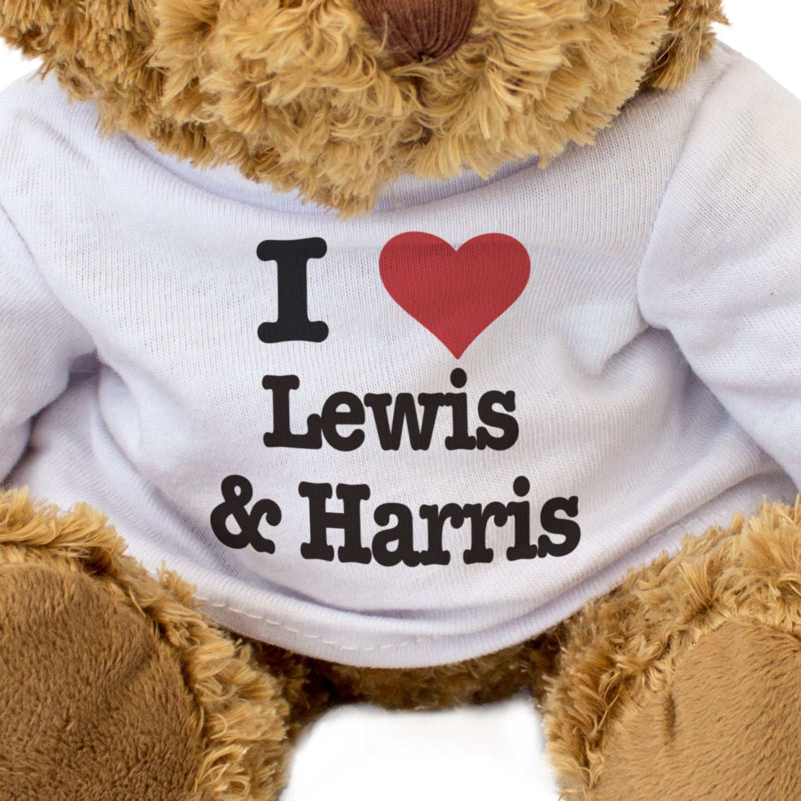 I LOVE LEWIS & HARRIS - Teddy Bear - Cute Cuddly Soft - Scotland Gift Present