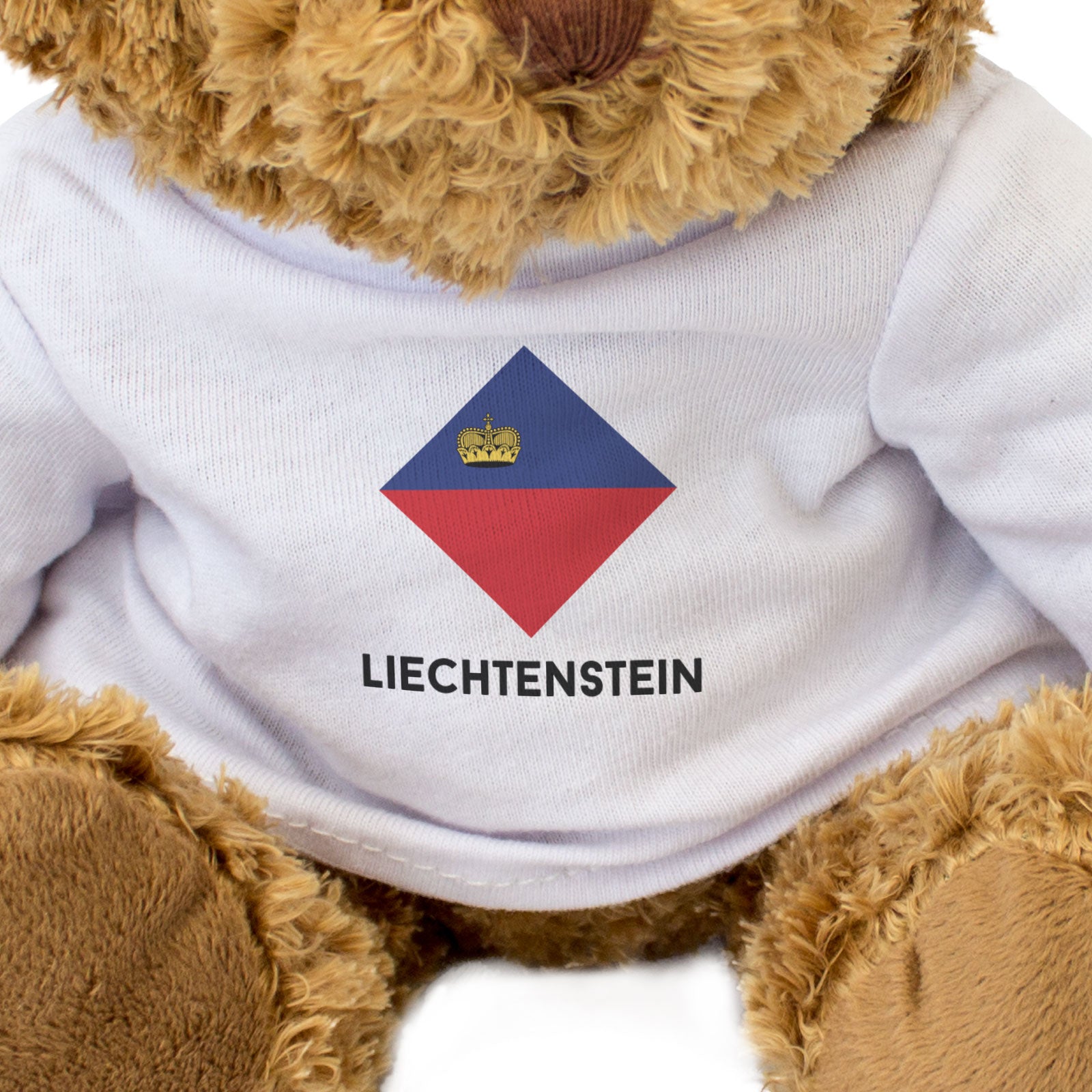 LIECHTENSTEIN FLAG DIAMOND - Teddy Bear - Cute Soft Funny Souvenir Gift Present