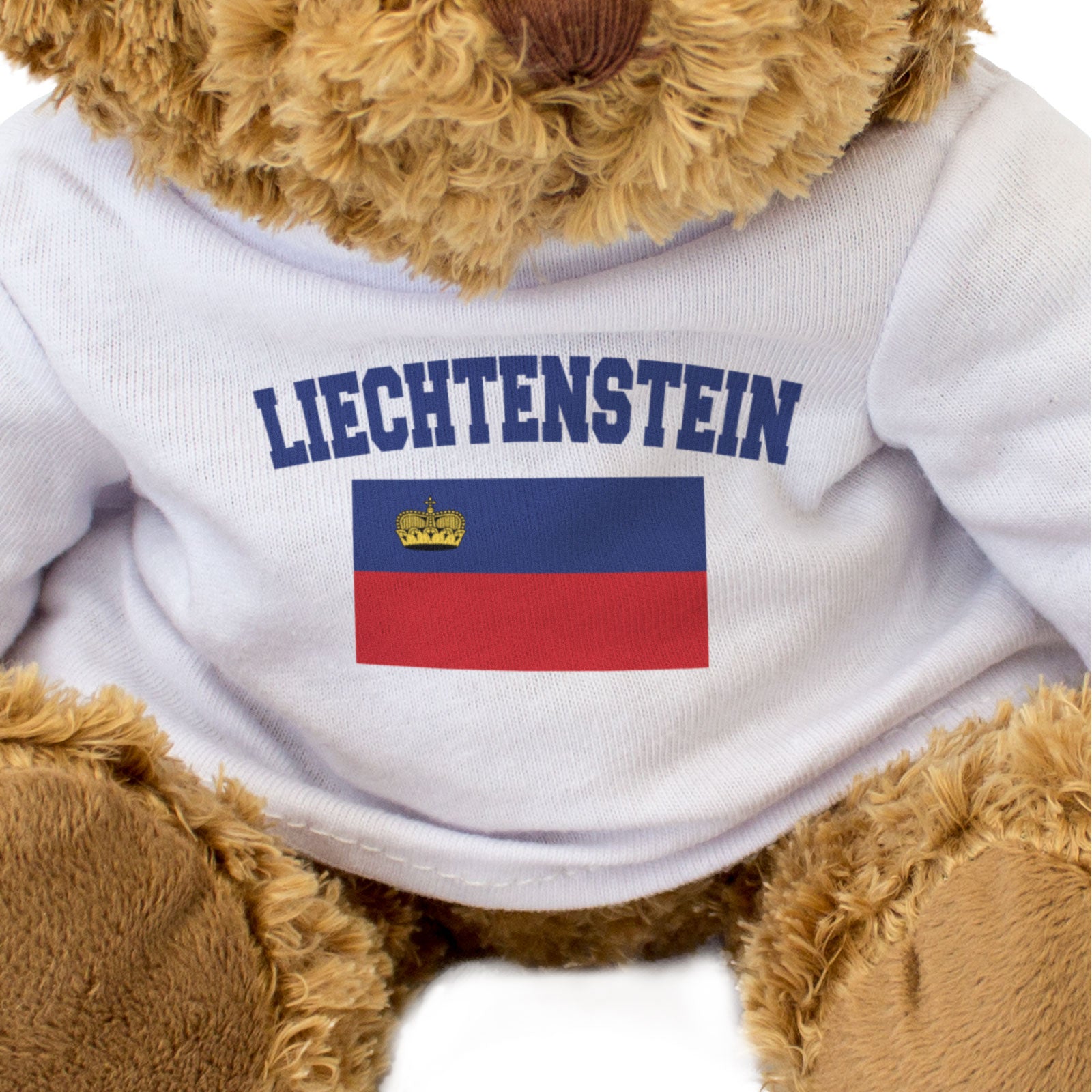 LIECHTENSTEIN + FLAG - Teddy Bear - Cute Soft Funny - Souvenir Gift Present