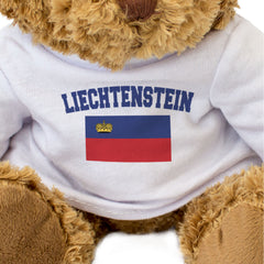 LIECHTENSTEIN + FLAG - Teddy Bear - Cute Soft Funny - Souvenir Gift Present