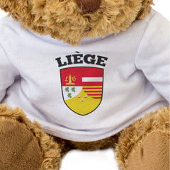 LIÈGE FLAG - Teddy Bear - Cute Cuddly Soft Adorable - Belgium Gift Present