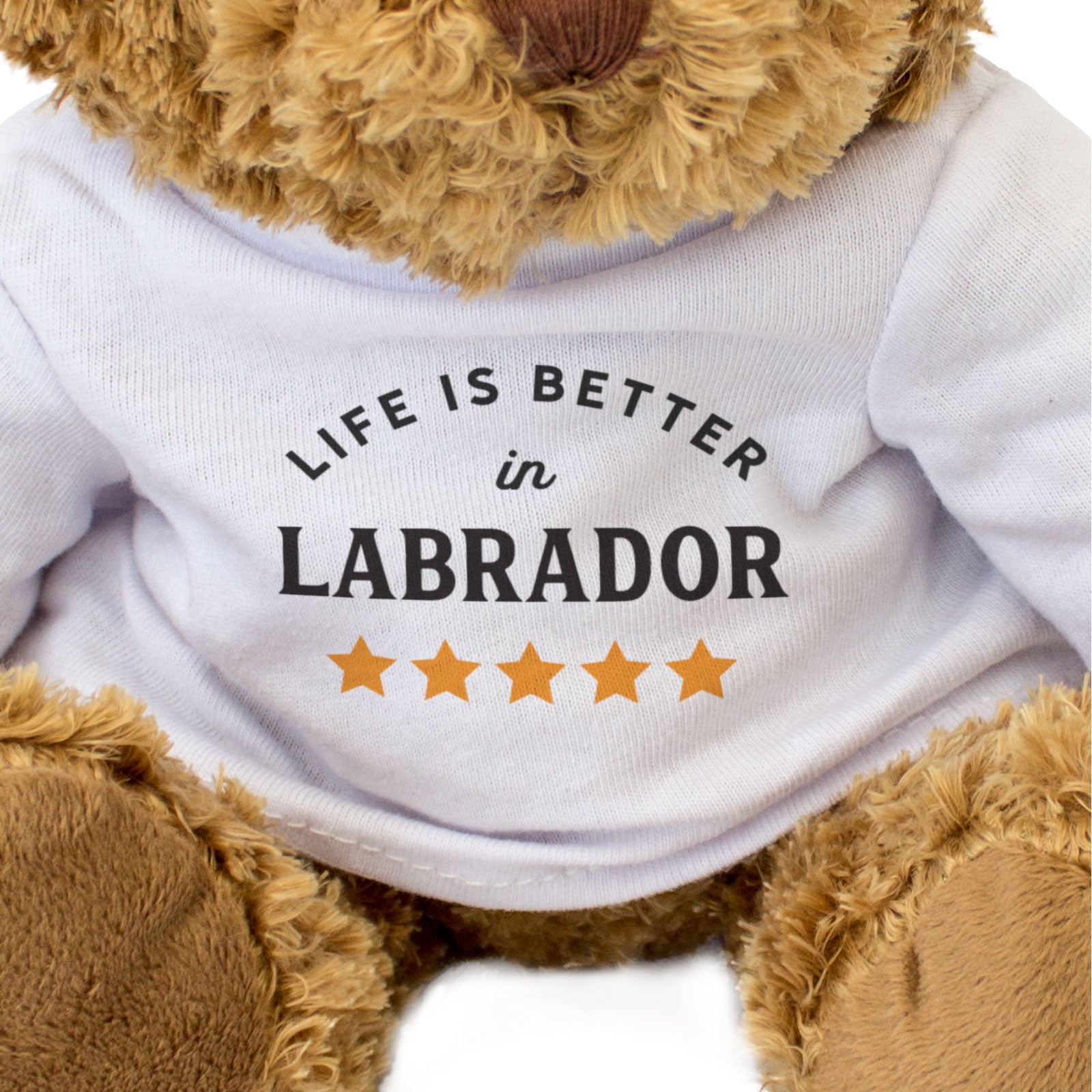 LIFE IS BETTER IN LABRADOR - Teddy Bear - Cute - Funny Canada Gift Present