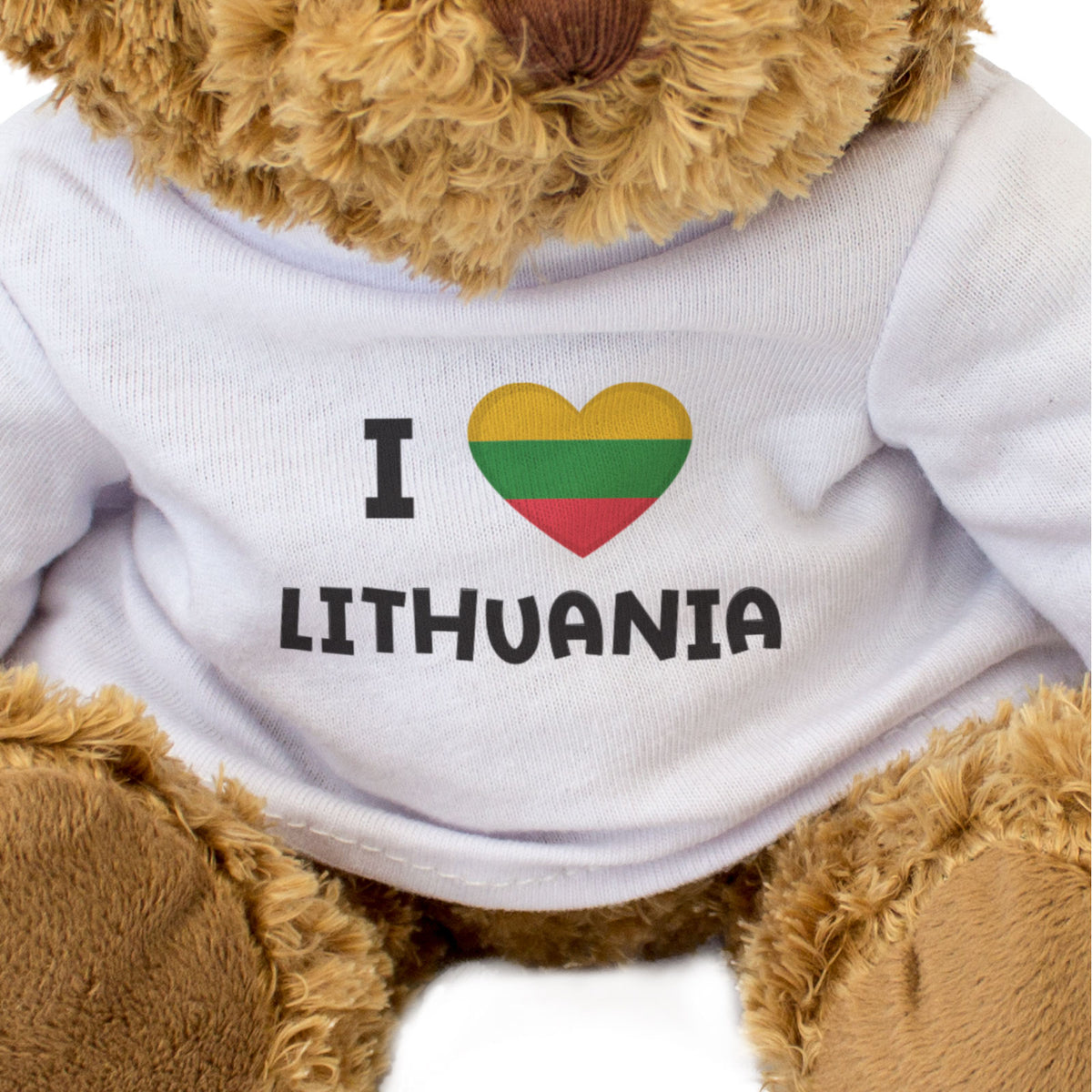 I Love Lithuania Flag - Teddy Bear