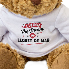 LIVING THE DREAM IN LLORET DE MAR - Teddy Bear - Spanish Souvenir Gift Present