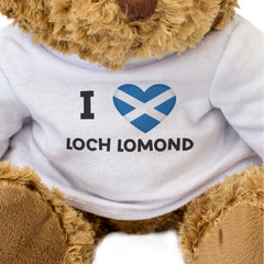 I LOVE LOCH LOMOND (SCOTLAND FLAG) - Teddy Bear - Funny Souvenir Gift Present