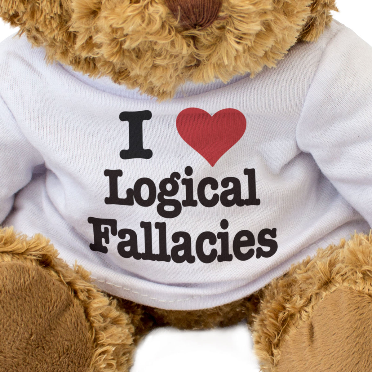 I Love Logical Fallacies - Teddy Bear