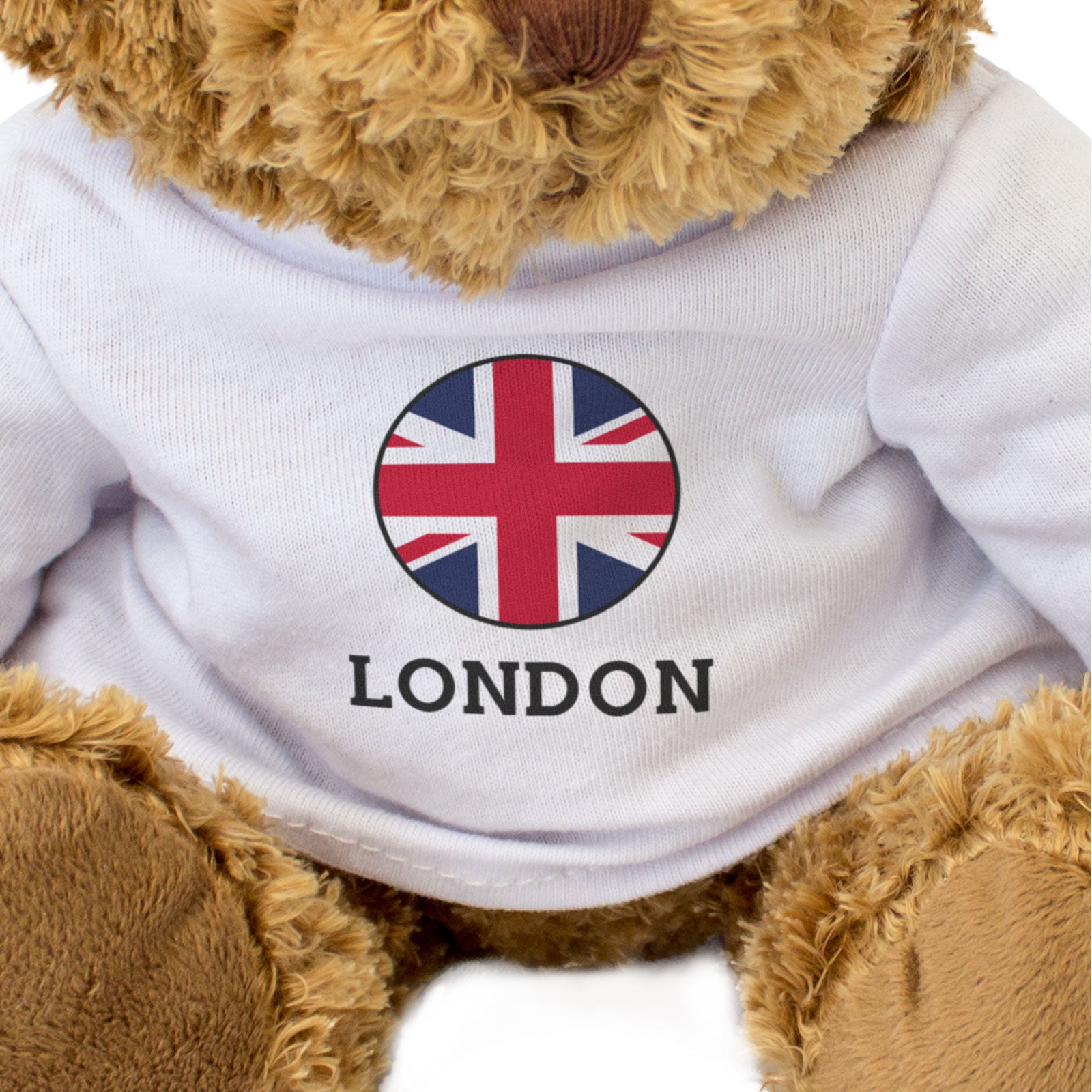 LONDON (BRITISH FLAG ROUNDEL) - Teddy Bear - Funny Souvenir Gift Present