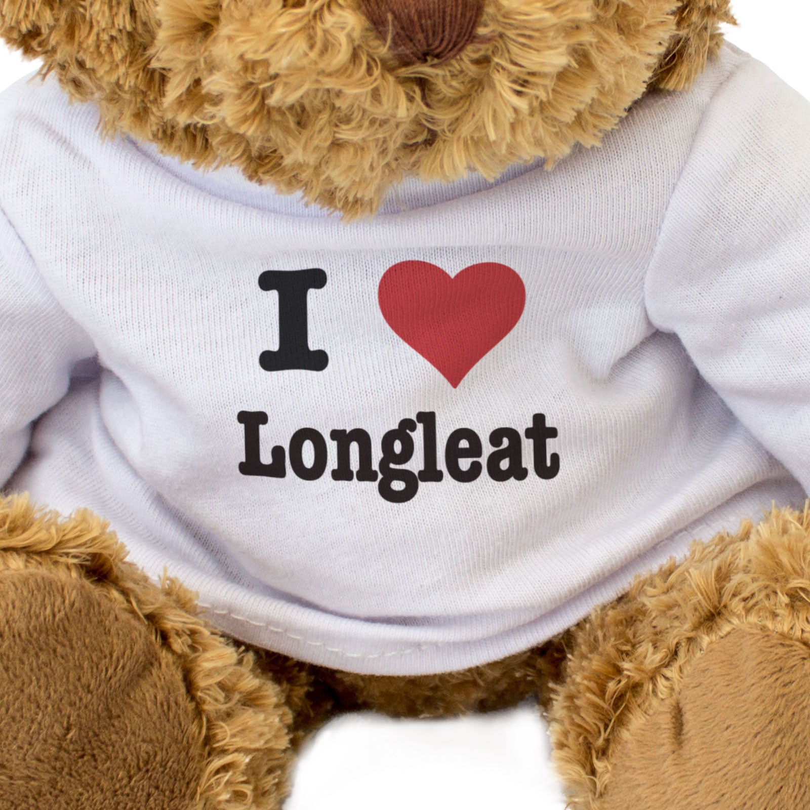 I LOVE LONGLEAT - Teddy Bear - Cute Cuddly - Funny Wiltshire Gift Present