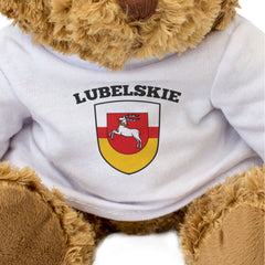 LUBELSKIE FLAG - Teddy Bear - Cute Cuddly Soft - Poland Polska Gift Present