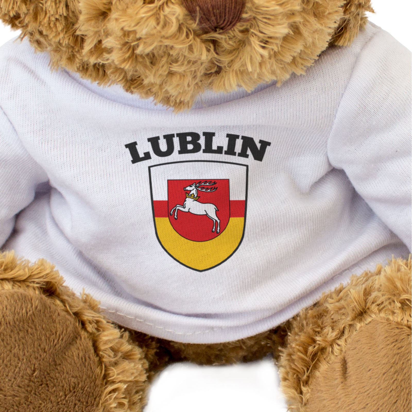 LUBLIN FLAG - Teddy Bear - Cute Cuddly Soft - Poland Polska Gift Present