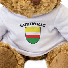 LUBUSKIE FLAG - Teddy Bear - Cute Cuddly Soft - Poland Polska Gift Present
