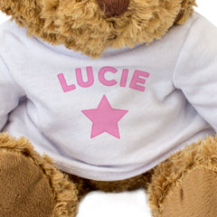 LUCIE - Teddy Bear - Cute Cuddly Soft Adorable - Funny Gift Present