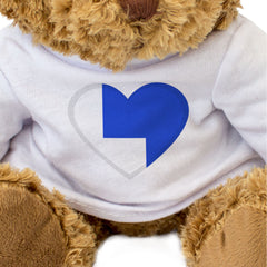 LUNDY FLAG HEART - Teddy Bear - Cute Cuddly Soft - Gift Present