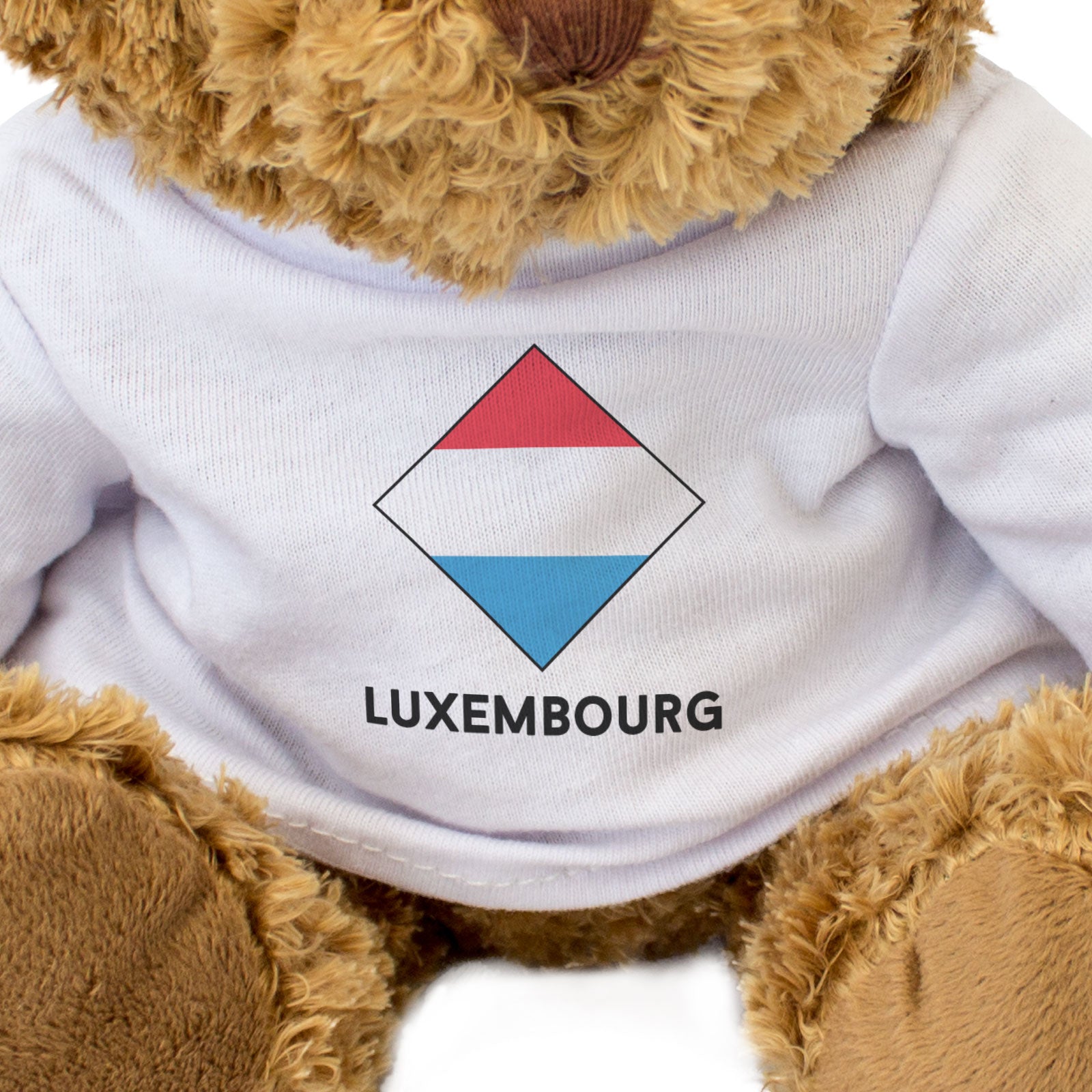 LUXEMBOURG FLAG DIAMOND - Teddy Bear - Cute Soft Funny Souvenir Gift Present