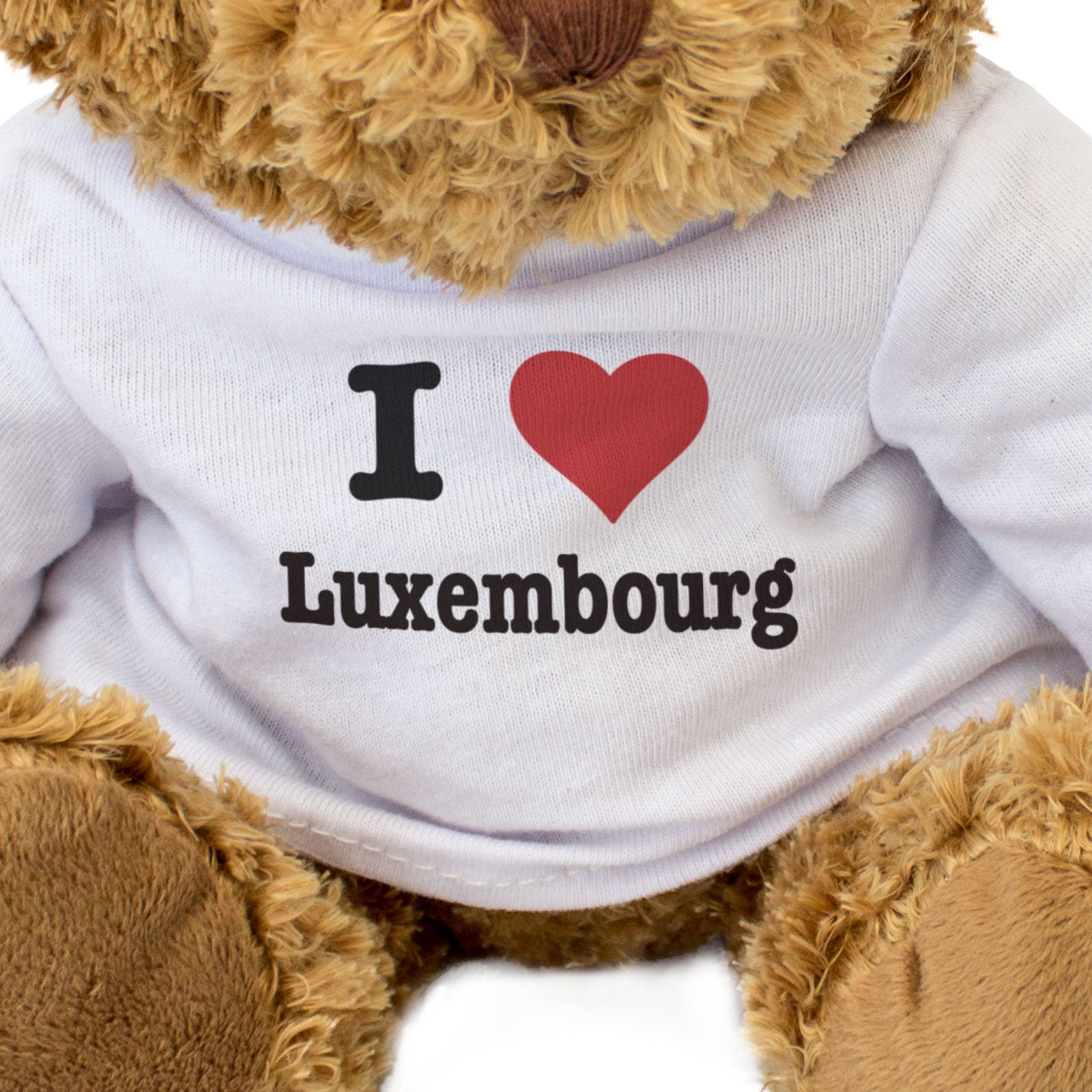 I LOVE LUXEMBOURG - Teddy Bear - Cute Cuddly Soft - Souvenir Gift Present