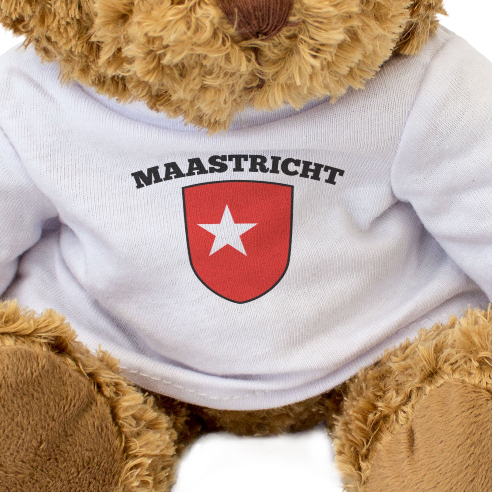 MAASTRICHT CITY FLAG - Teddy Bear - Cute Funny Dutch Souvenir Gift Present