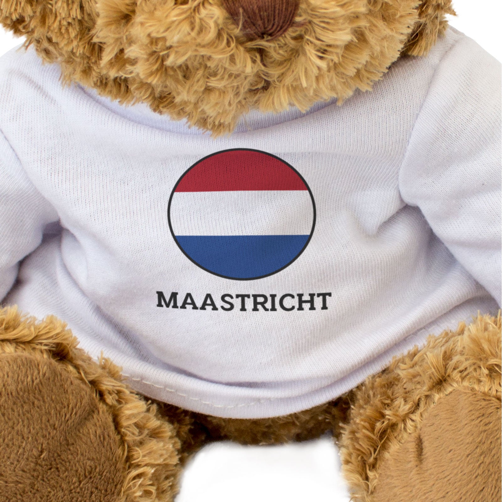 MAASTRICHT (NETHERLANDS FLAG ROUNDEL) - Teddy Bear - Dutch Souvenir Gift Present
