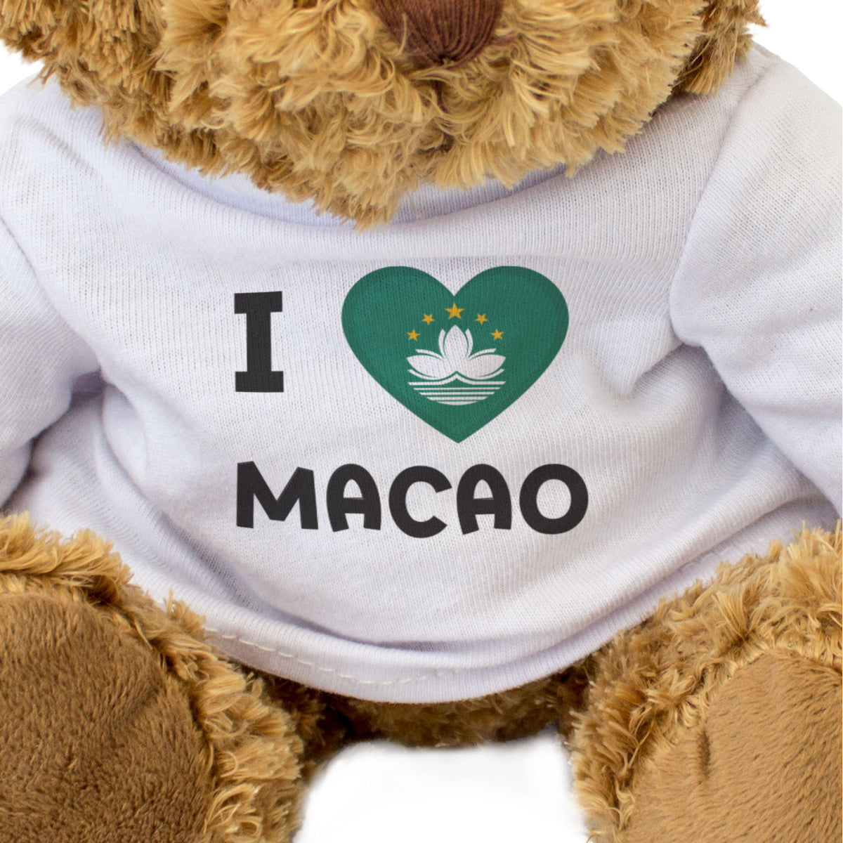 I Love Macao Flag - Teddy Bear