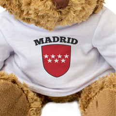 MADRID FLAG - Teddy Bear - Cute Cuddly Soft Adorable - Spain Gift Present