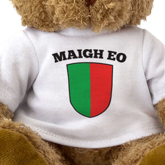 MAIGH EO (MAYO) COUNTY COLOURS - Teddy Bear - Ireland Gaeilge Gift Present
