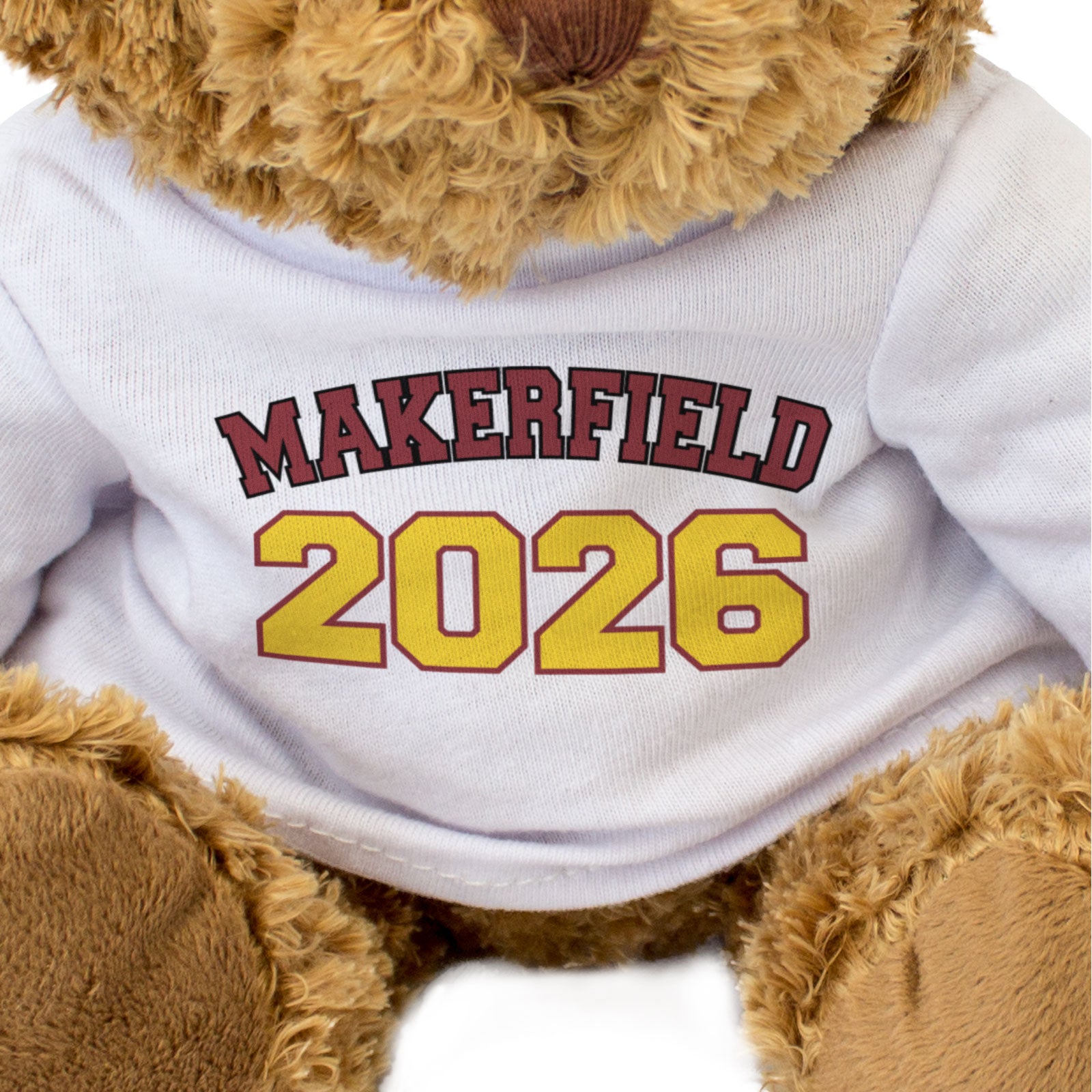 MAKERFIELD 2026 - Teddy Bear - Cute Cuddly Soft - Manchester Gift Present