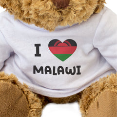 I Love Malawi Flag - Teddy Bear