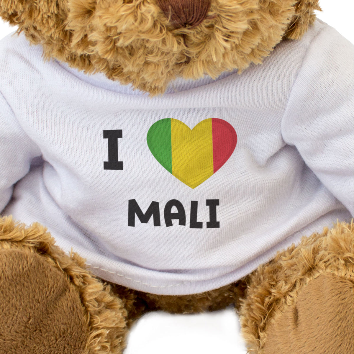 I Love Mali Flag - Teddy Bear