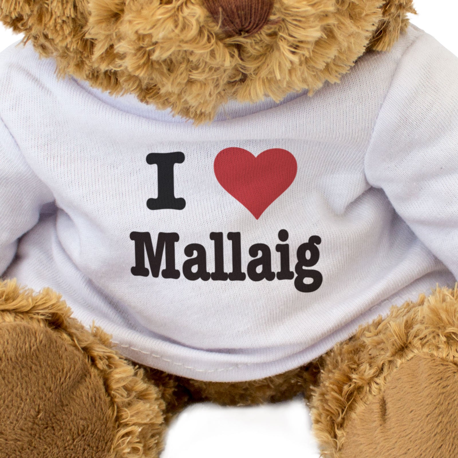 I LOVE MALLAIG - Teddy Bear - Cute Cuddly Soft - Scotland Gift Present