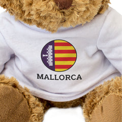 MALLORCA FLAG ROUNDEL - Teddy Bear - Cute Cuddly - Spain Souvenir Gift Present