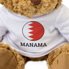 MANAMA (BAHRAIN FLAG ROUNDEL) - Teddy Bear - Funny Souvenir Gift Present