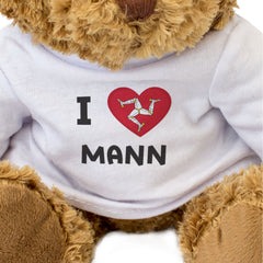 I Love Mann Flag - Teddy Bear