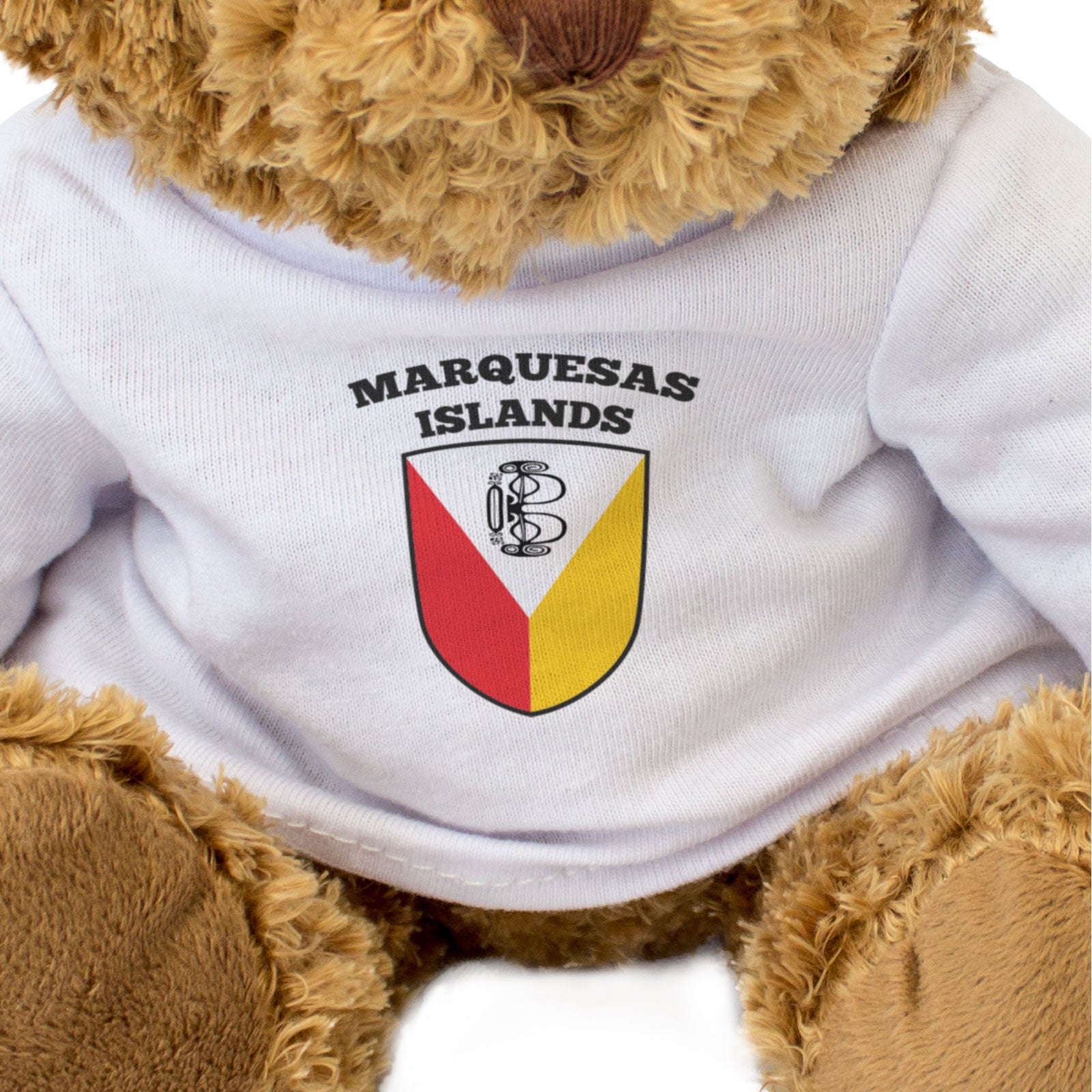 MARQUESAS ISLANDS FLAG - Teddy Bear - Cute - French Polynesia Gift Present