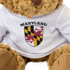 Maryland Flag - Teddy Bear - Gift Present