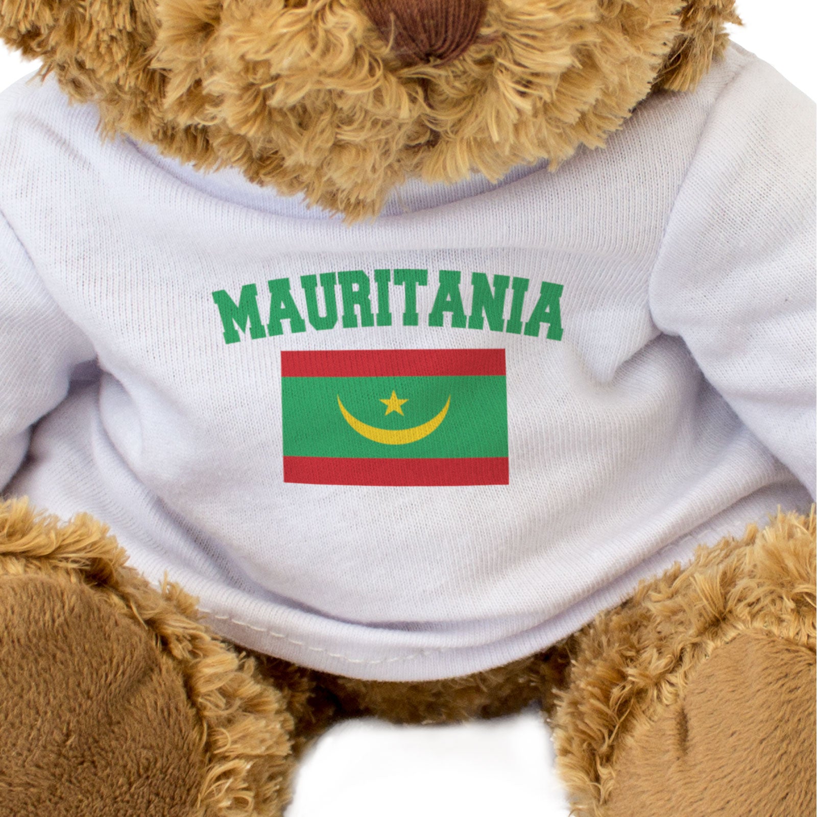MAURITANIA + FLAG - Teddy Bear - Cute Soft Funny - Souvenir Gift Present