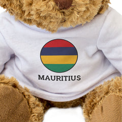 MAURITIUS FLAG ROUNDEL - Teddy Bear - Cute Cuddly Soft - Mauritian Gift Present