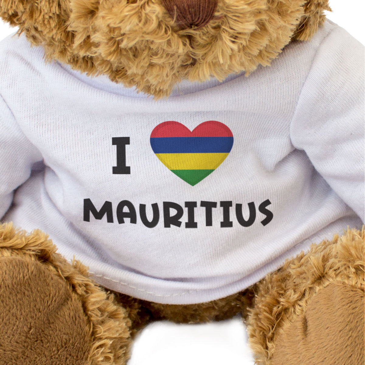 I Love Mauritius Flag - Teddy Bear