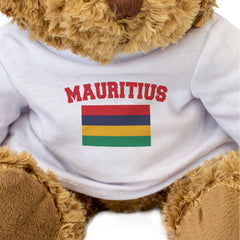 MAURITIUS + FLAG - Teddy Bear - Cute Soft Funny - Souvenir Gift Present