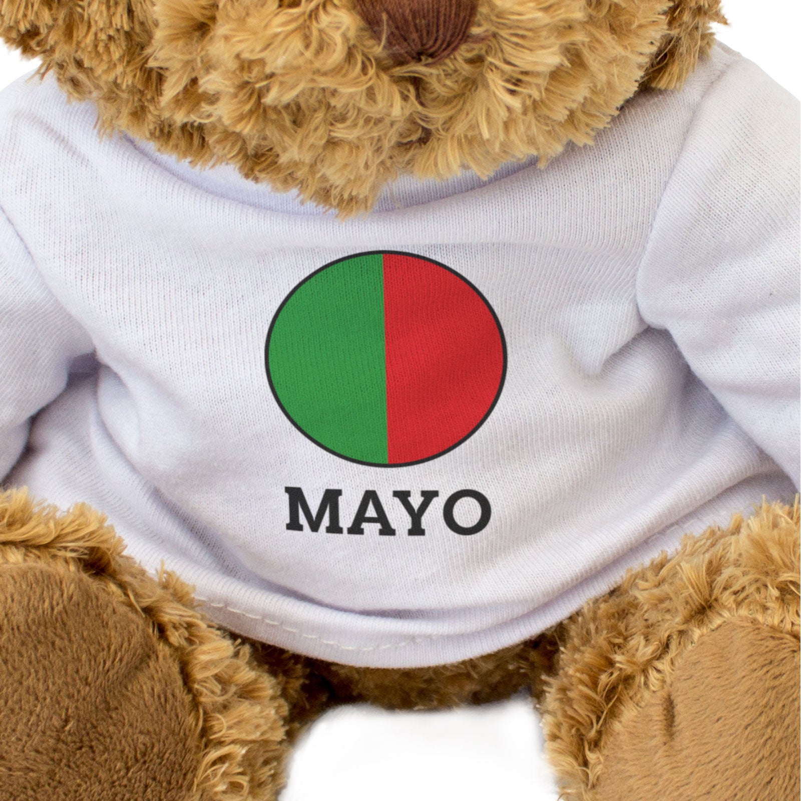 MAYO COUNTY COLOURS (ROUNDEL) - Teddy Bear - Cute - Ireland Gift Present