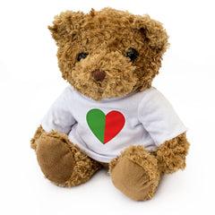 MAYO COUNTY COLOURS HEART - Teddy Bear - Cute - Ireland Gift Present