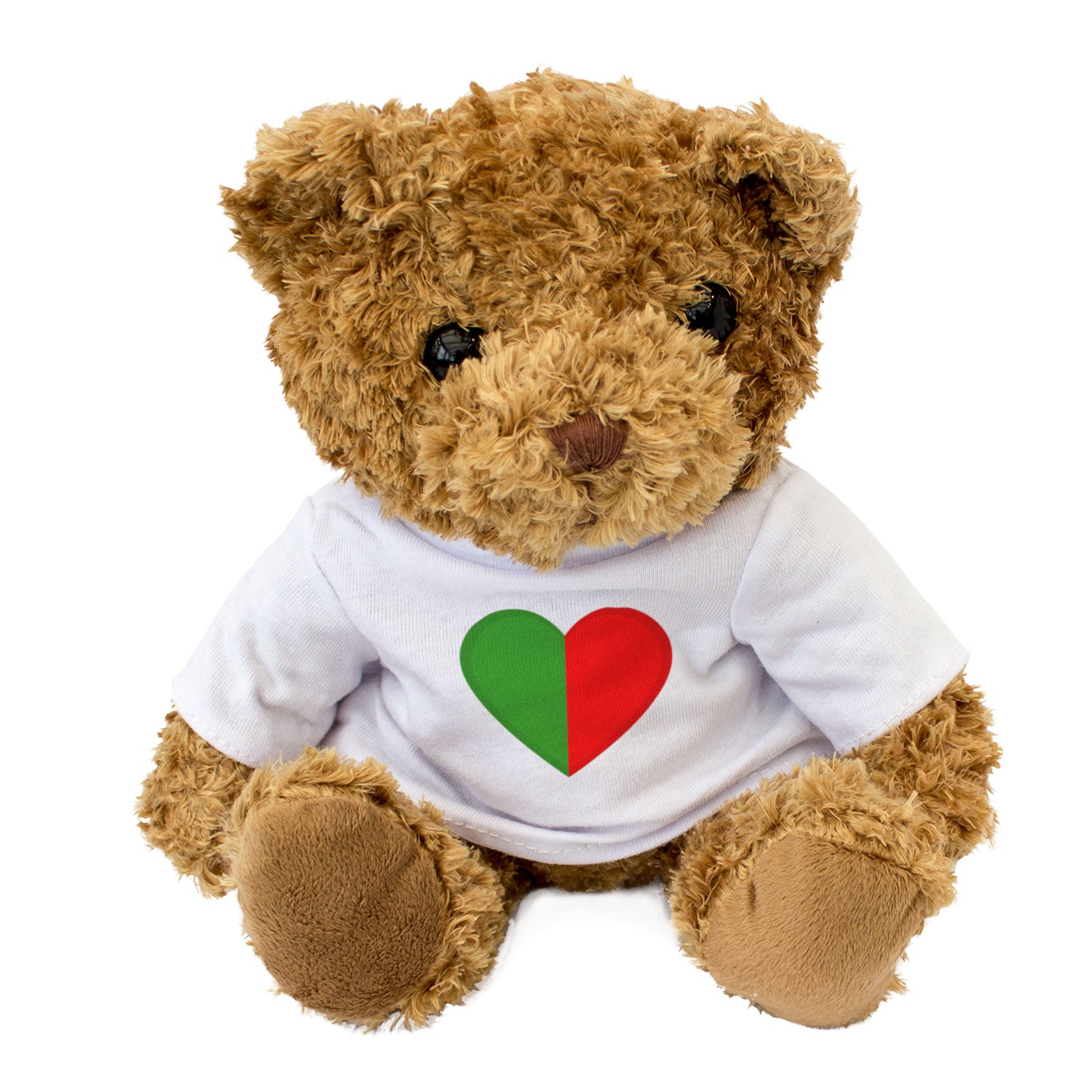 MAYO COUNTY COLOURS HEART - Teddy Bear - Cute - Ireland Gift Present