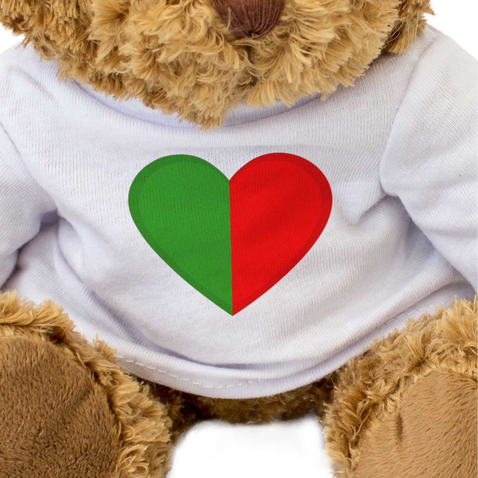 MAYO COUNTY COLOURS HEART - Teddy Bear - Cute - Ireland Gift Present