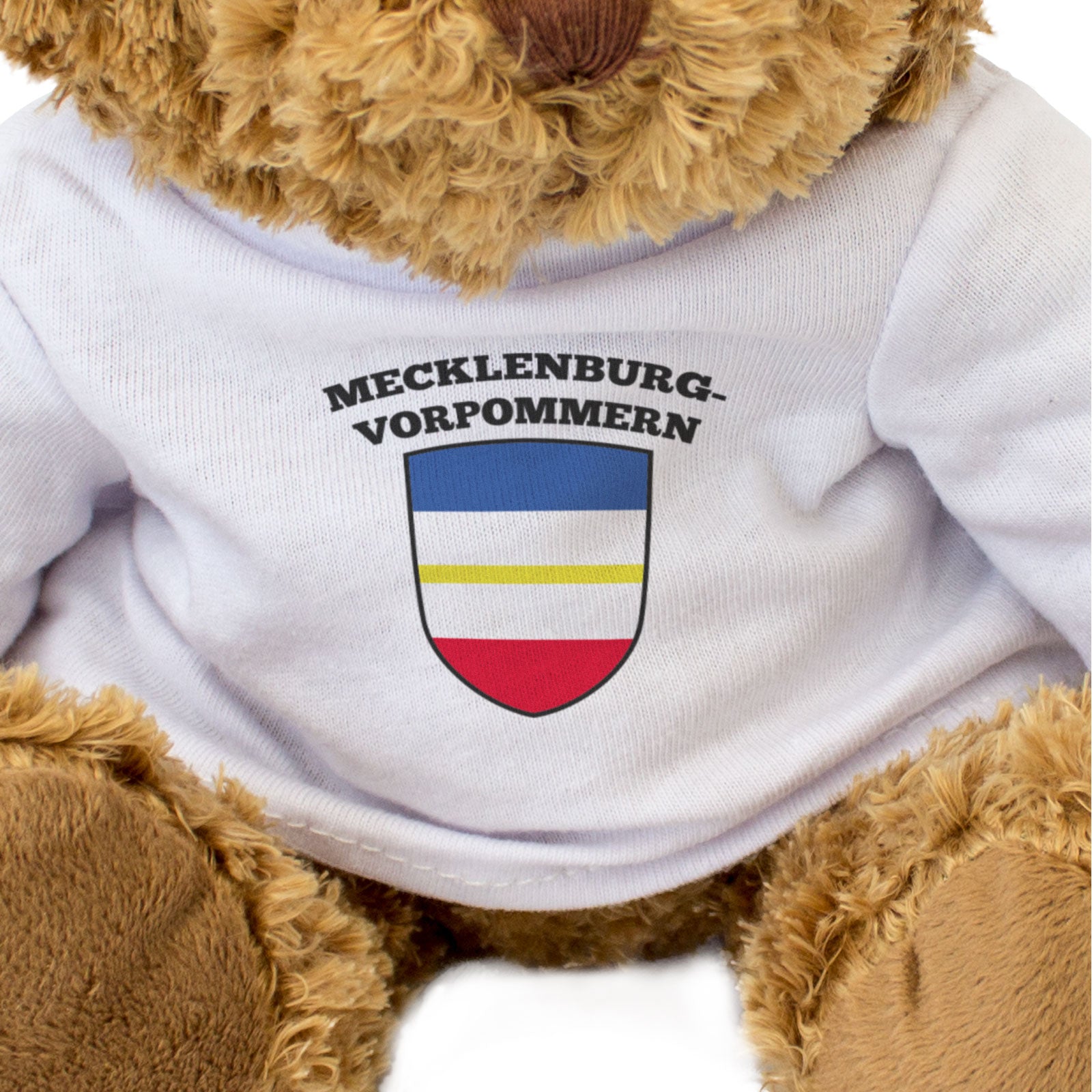 MECKLENBURG-VORPOMMERN FLAG - Teddy Bear - Cute - MV Germany Gift Present