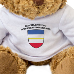 MECKLENBURG-WESTERN POMERANIA FLAG - Teddy Bear - Cute - Germany Gift Present