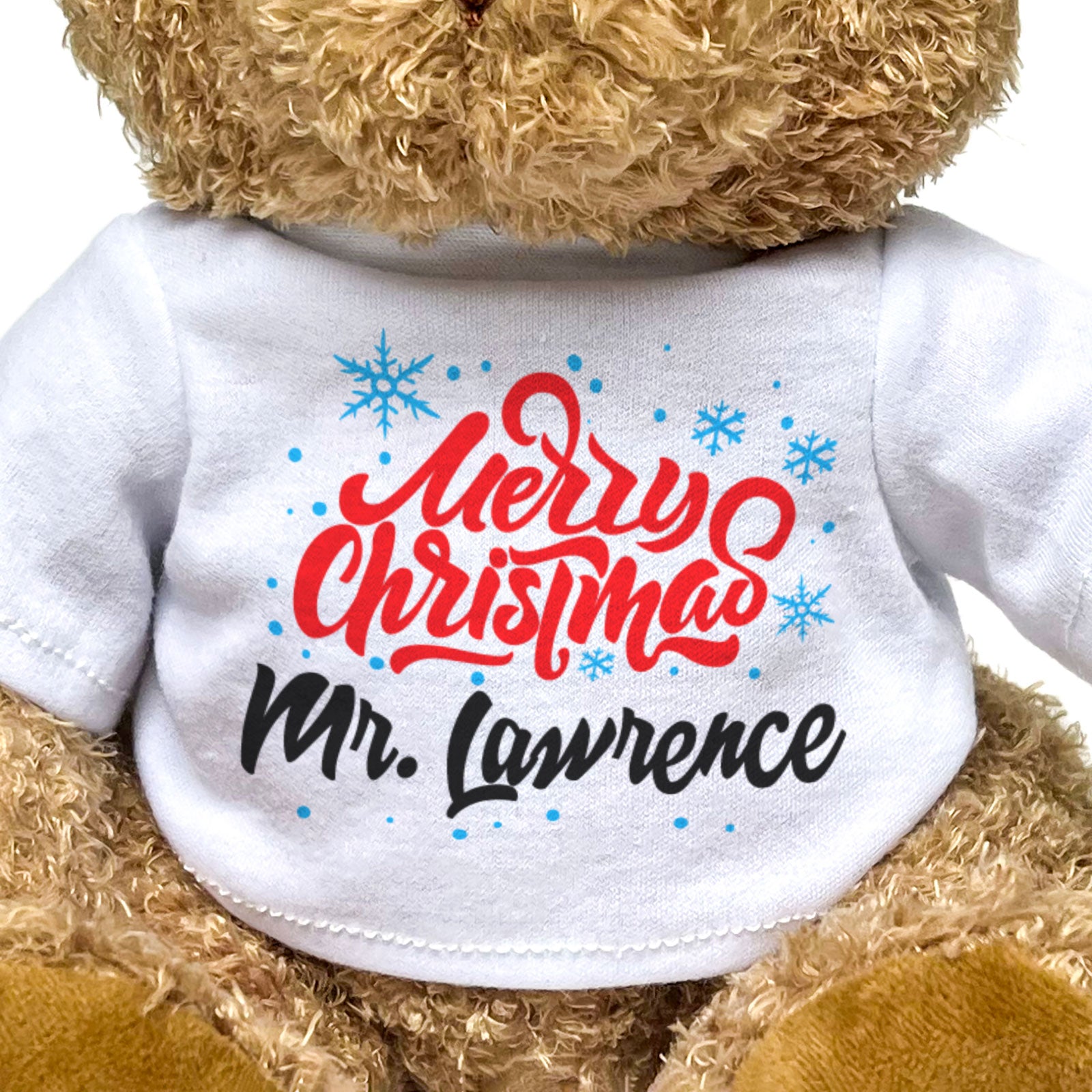 MERRY CHRISTMAS MR. LAWRENCE - Teddy Bear - Cute - Xmas Gift Present
