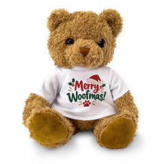MERRY WOOFMAS - Teddy Bear - Cute Funny - Dog Owner Christmas Gift Present